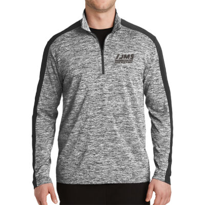 ST397 - PosiCharge ® Electric Heather Colorblock 1/4 Zip Pullover Thumbnail