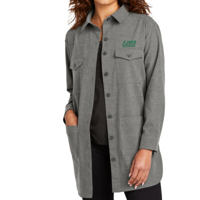 MM2021 - Women's Long Sleeve Twill Overshirt Thumbnail